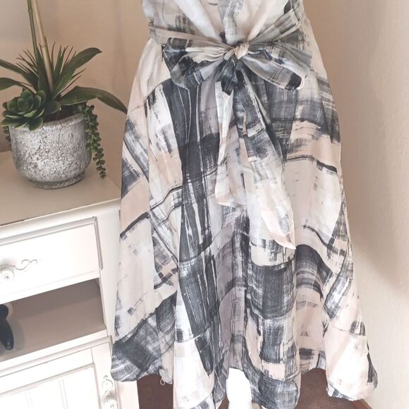 Coldwater Creek Lightweight Cotton Dress. Fit And Flare. Office - Picture 3 of 12